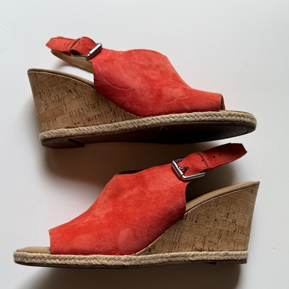 Franco Sarto Shoes - Franco Sarto Coral Suede Wedge Sandals